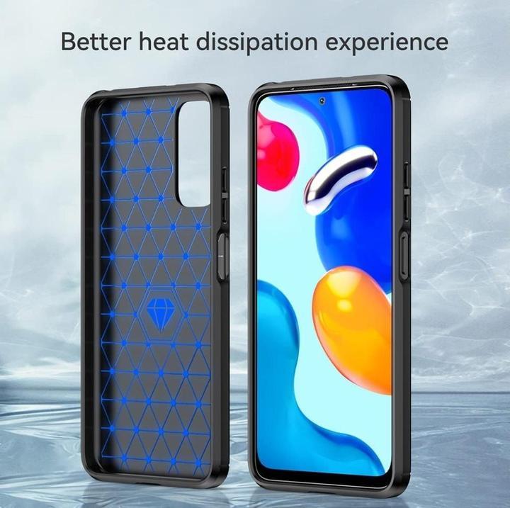 Produktbild Screenguard Xiaomi Redmi Note 11 Hülle Carbon Brushed Soft TPU (Xiaomi Redmi Note 11)