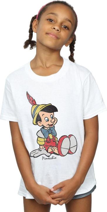 Immagine prodotto Pinocchio Maglietta da ragazza in cotone classico (128)