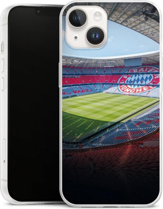 Actual product image DeinDesign Slim Case für Apple iPhone 14 Silikon Hülle Ultra Dünn Handyhülle FC Bayern München FCB Stadion (Apple iPhone 14)