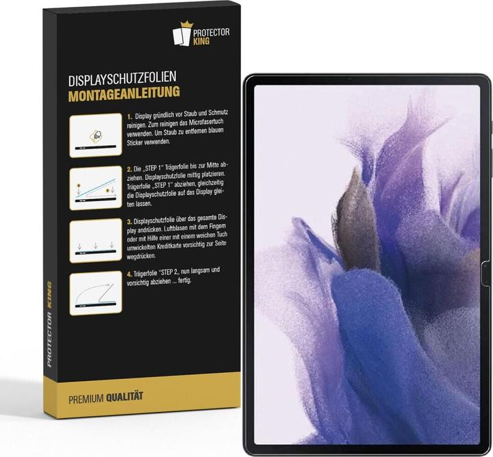 Produktbild Protectorking 6x 9H Panzerglas flexibel HD Klar (6 Stück, Galaxy Tab S7 FE)