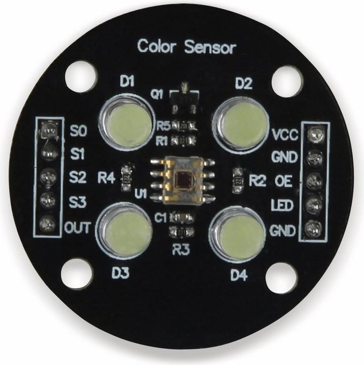 Produktbild Joy-it Arduino Erweiterungs-Platine Farbsensor / Colorimeter TCS3200 Schwarz