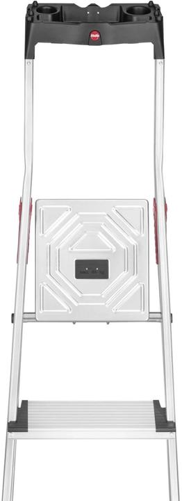 Produktbild Hailo L80 ComfortLine, Alu-Sicherheits-Stehleiter, 6 Stufen (Stehleiter, 116 cm)