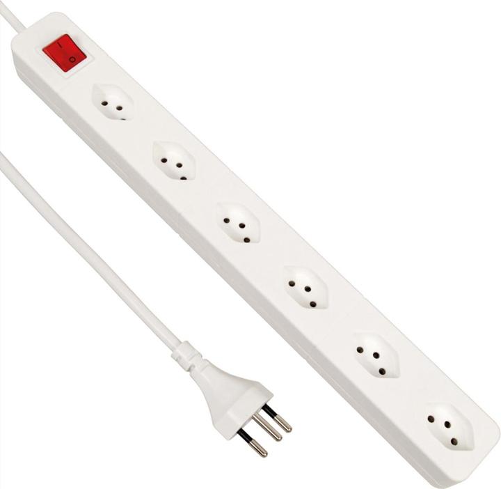 Produktbild Elektromaterial Steckdosenleiste (6 x, Typ 13, 1.50 m)