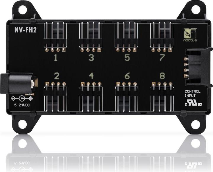 Productafbeelding Noctua NV-FH2 8-poorts ventilatorhub (zwart) (8 Ventilator)