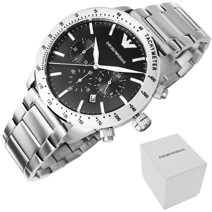 Immagine prodotto Emporio Armani Mario (Orologio da polso analogico, Cronografo, 43 mm)
