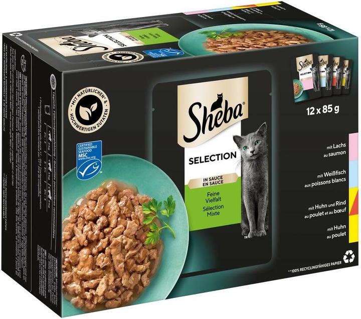 Sheba Feine Vielfalt (Adult, 12 Stk., 1020 g)