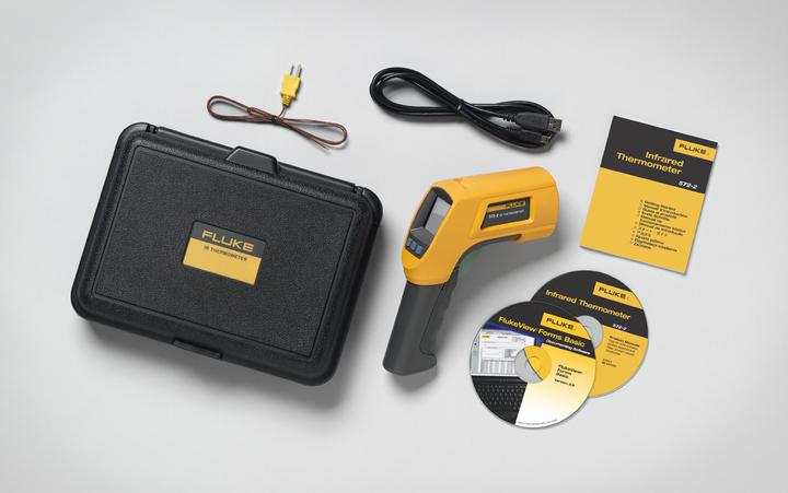 Actual product image Fluke Infrared Thermometer 572-2 Optics 60:1 -3