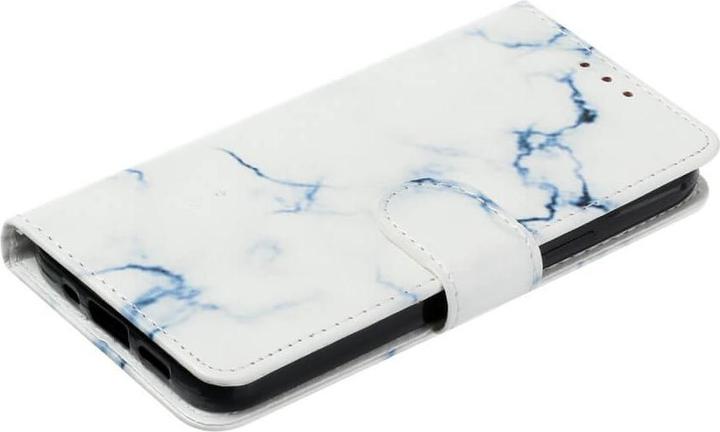 Actual product image Cover-Discount Leather case cover Marble white (Samsung Galaxy S24 Ultra)
