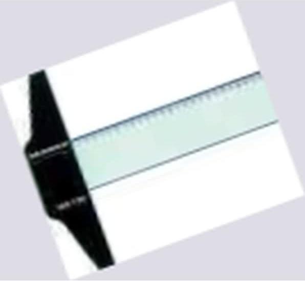 Rumold Binario da disegno MXFT 70 cm, trasparente, con graduazione in mm (70 cm)