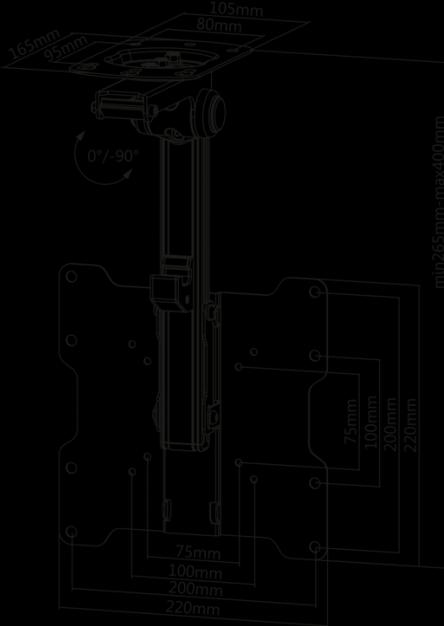 Produktbild Schwaiger LWHD3720 513 (Decke, 37", 20 kg)