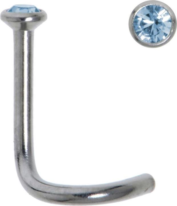 Bijouteria Nasenpiercing (Edelstahl, Kristall)