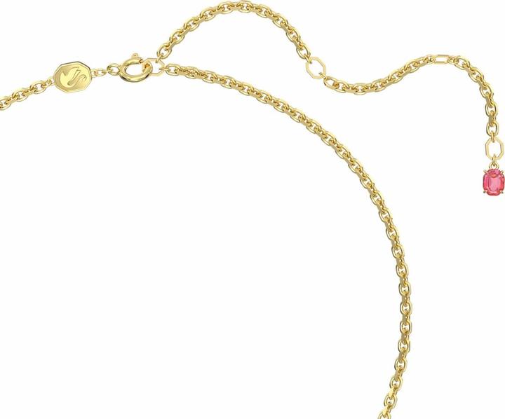 Produktbild Swarovski Florere Halskette Anhänger und Brosche Pavé Blume Rosa Gold (Metall)