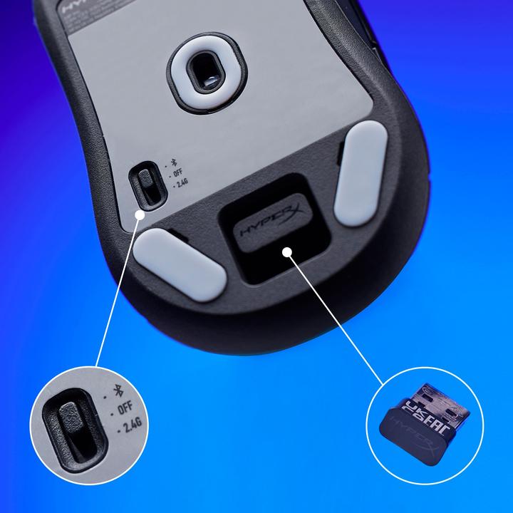 Image du produit HP HyperX Pulsefire Haste 2 Mini (Sans fil, Filaire)