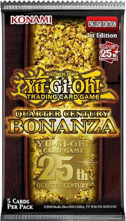 Image du produit Yu-Gi-Oh Quarter Century Bonanza Booster (Anglais, Affichage du booster)