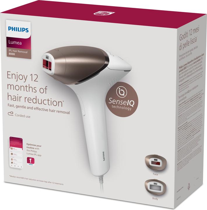 Actual product image Philips Lumea IPL Series 8000