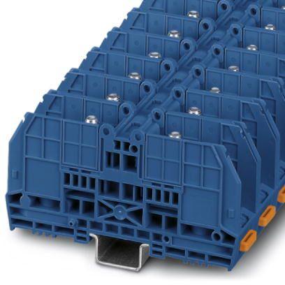 Image du produit Phoenix Contact RBO 8 BU 3213136 Borne de raccordement à boulon Nombre de pôles : 2 70 mm² Bleu 5 pcs.