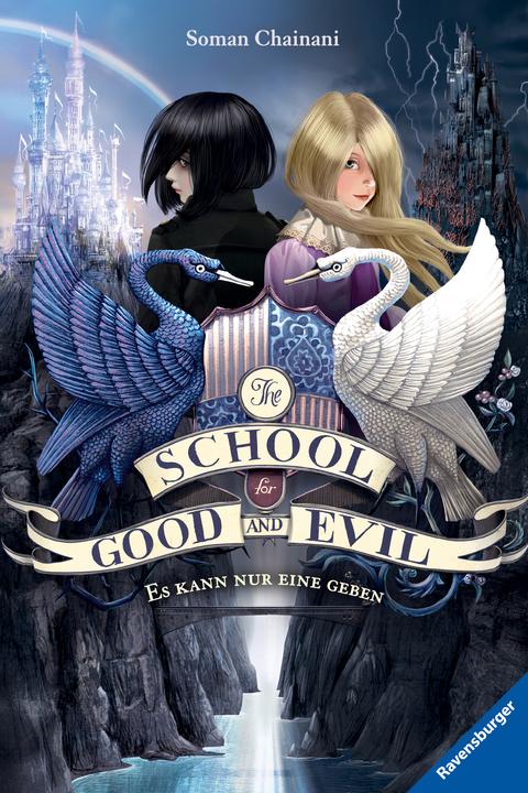 Productafbeelding Ravensburger The School for Good and Evil, Band 1: Es kann nur eine geben (Duits, Ilse Rothfuss, 2017)