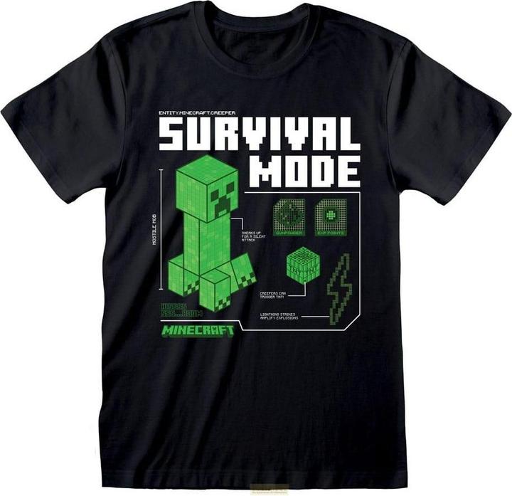 Heroes Inc Minecraft T-Shirt Survival Grösse L (L)