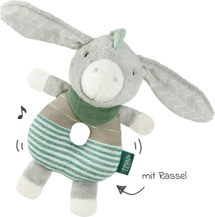 Image du produit Fehn Hochets et anneaux de préhension Anneau de préhension avec hochet - Ane