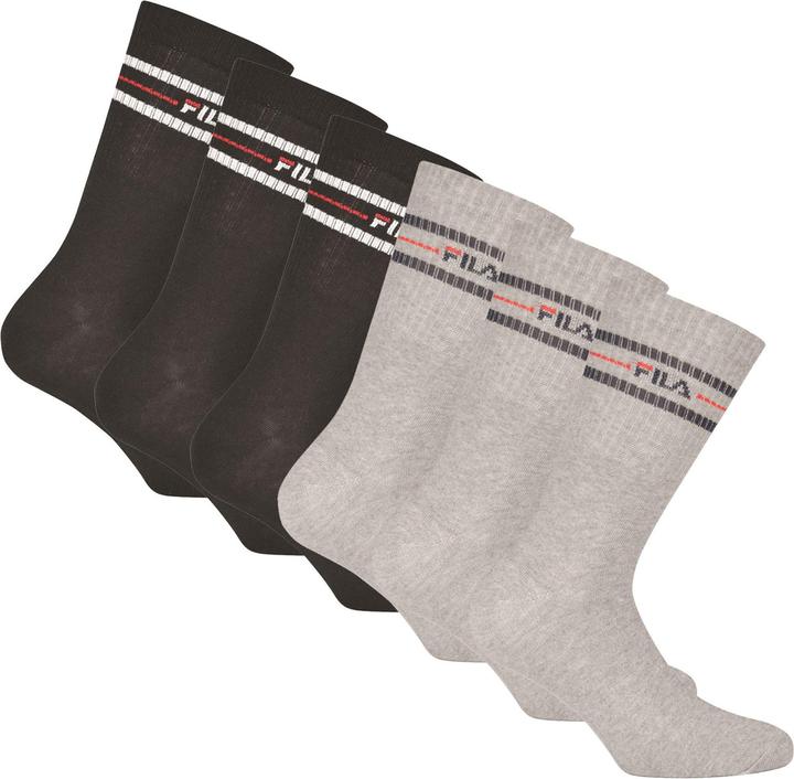 FILA Socken Sportlich Bequem sitzend (6er Pack, 39 - 42)
