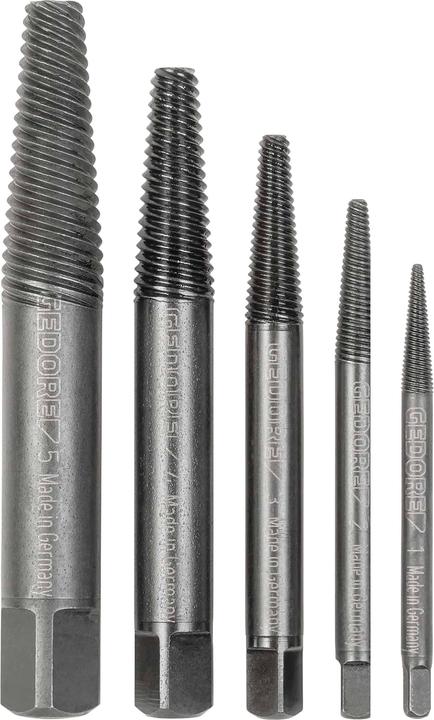 Produktbild Gedore 8551-55 Schraubenausdreher-Satz 5-teilig M3-M18