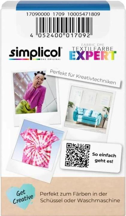 Produktbild Simplicol Textilfarbe expert (Enzianblau, 150 ml)