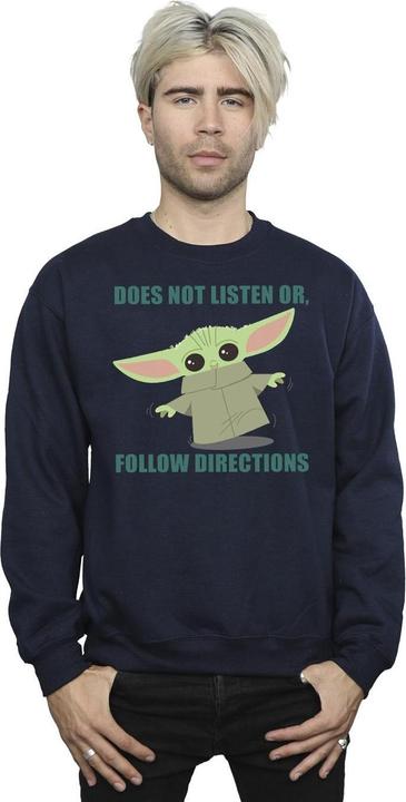 Produktbild Star Wars The Mandalorian Grogu Does Not Listen Sweatshirt (S)