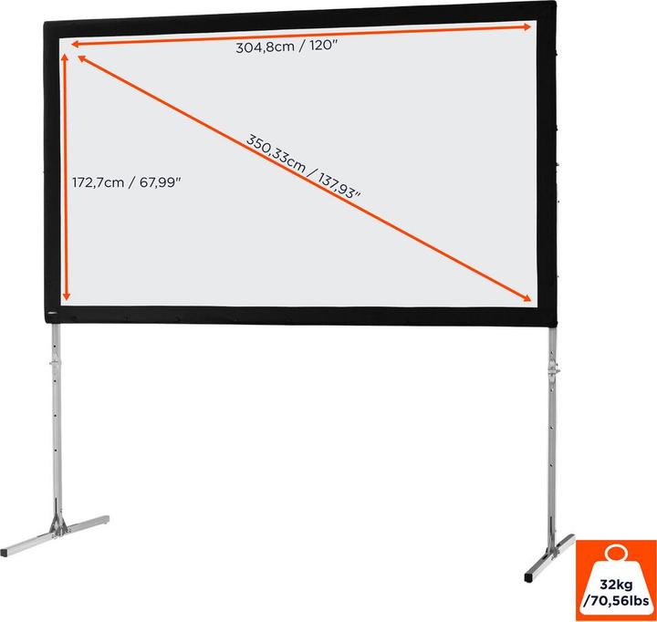 Actual product image Celexon Mobile Expert, Canvas, 16:9 (137.80", 16:9)