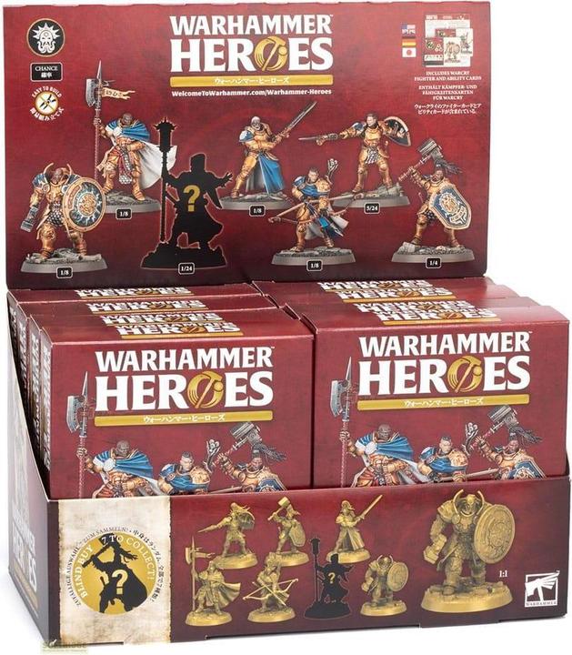 Actual product image Games Workshop Warhammer 40,000 Miniatures Warhammer Heroes: Stormcast Eternals Display (8) (Plastic)