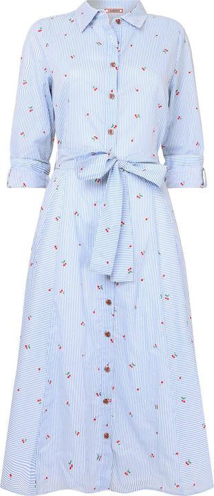 Actual product image Joe Browns PETITE Cherry Striped Shirt Dress (40)