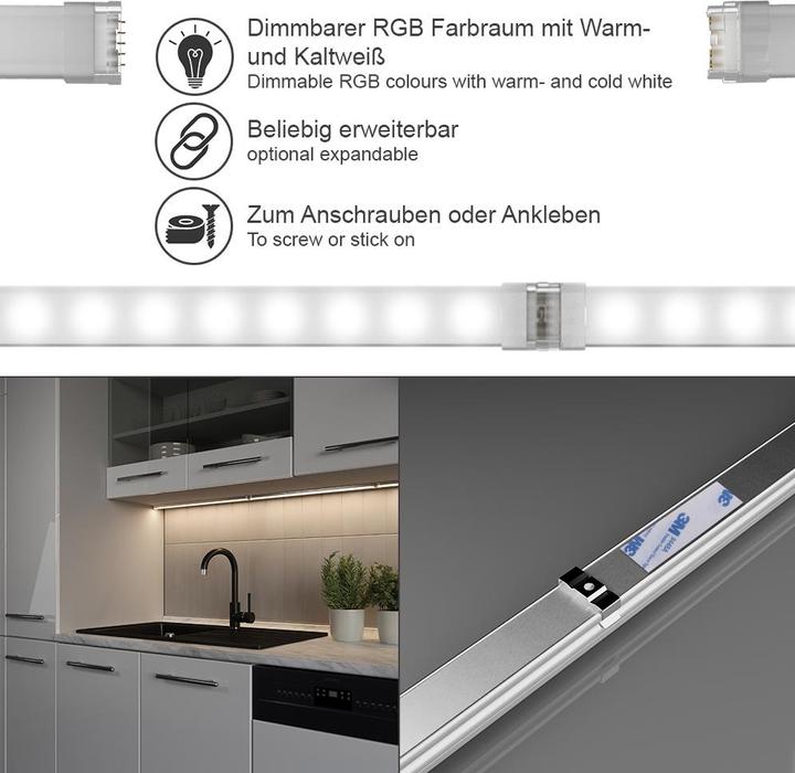 Produktbild Vichy LED-Leiste, Weiss, 200 cm (200 cm)
