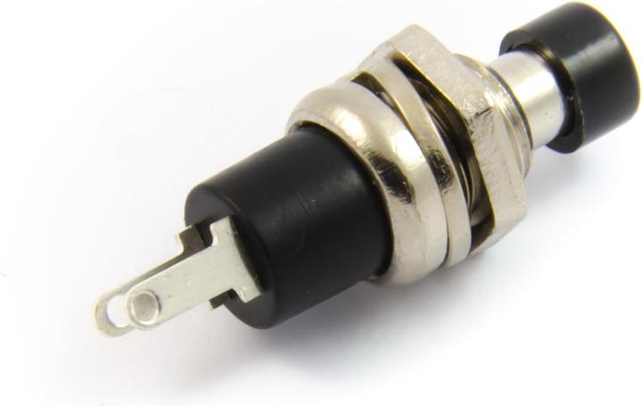 Actual product image Purecrea Flush-mounted push-button black 7mm 2P
