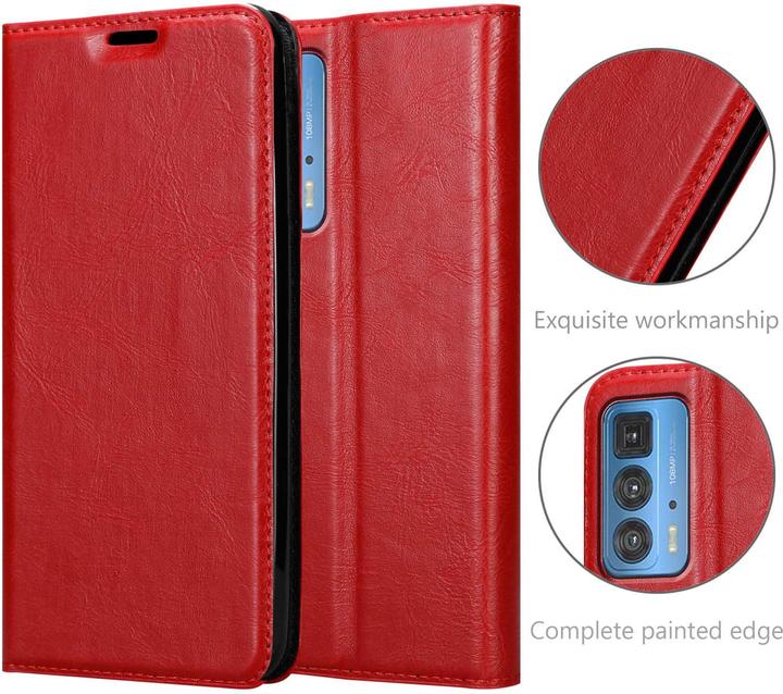 Actual product image Cadorabo Case for Motorola EDGE 20 PRO / EDGE S PRO in Book Invis. Magnet Style (Motorola Edge S Pro, Motorola Edge 20 Pro)
