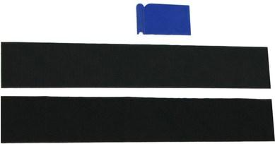 IWH Porte-plaque d'immatriculation Velcro (Panneaux avant, Format long)