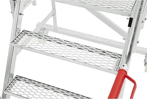 Produktbild eurokraft pro Mobile Podestleiter (Plattformleiter, 152.60 cm)