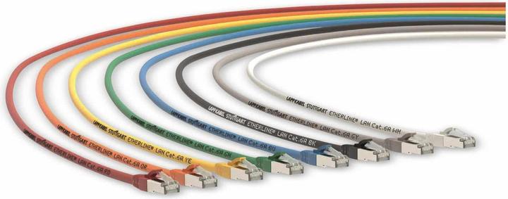 Produktbild Lapp CAT.6a Netzwerkkabel Etherline LAN, UL-Zertifizierung, 0,5 m, gelb (0.50 m)