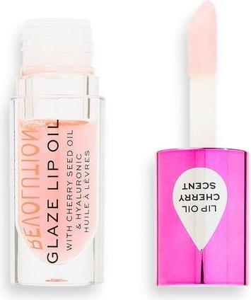 Immagine prodotto Makeup Revolution Olio per labbra Glaze - Vyživující olej na rty 4,6 ml Glam Pink - (Glam Rosa)