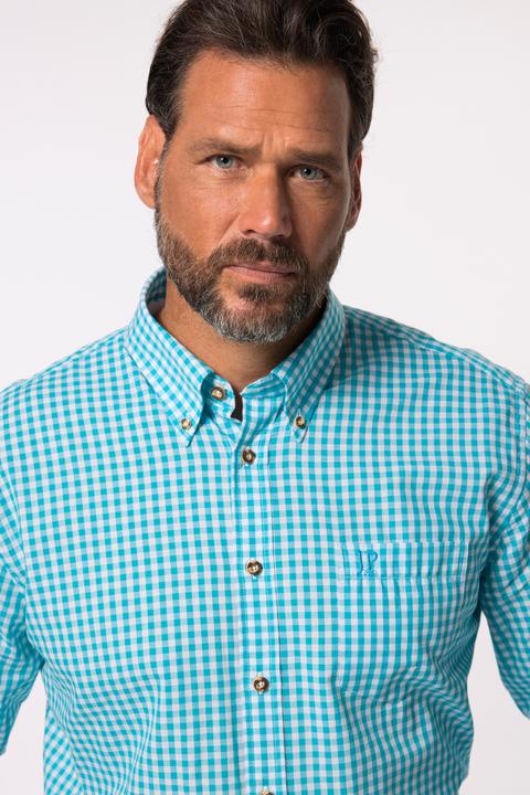Produktbild JP1880 Karohemd, Tracht, Langarm, Buttondown-Kragen, Modern Fit (5XL)