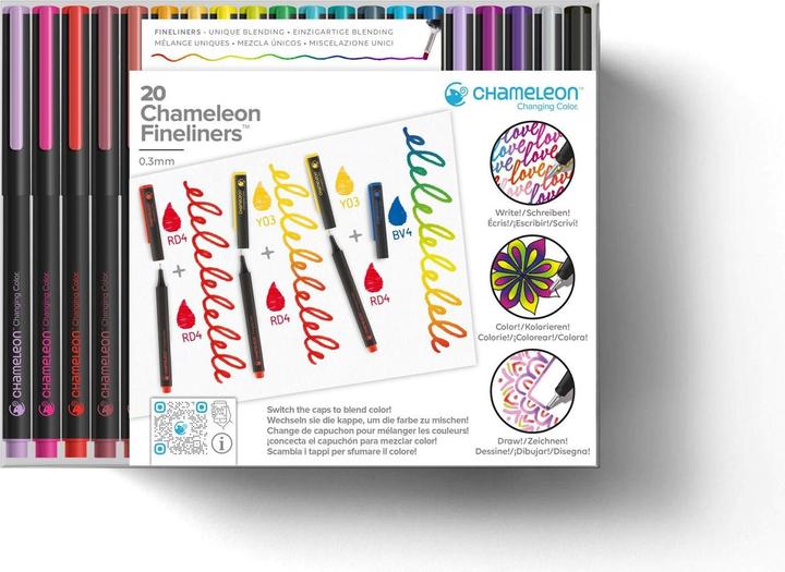 Produktbild Chameleon Fineliner Changing Color (Mehrfarbig, 20 x)