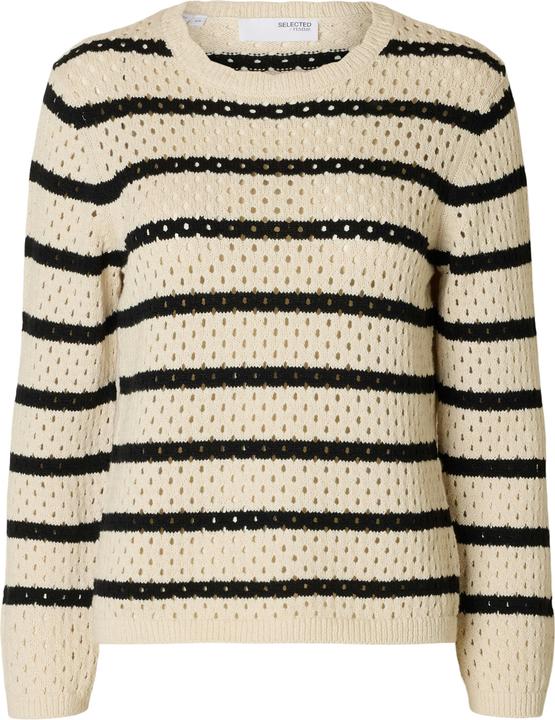 Selected Femme Gestreifter Strickpullover