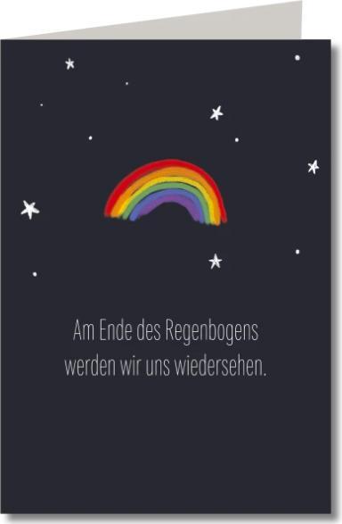 Image du produit Keitcards Carte de deuil au bout de l'arc-en-ciel nous nous reverrons (1 pcs)