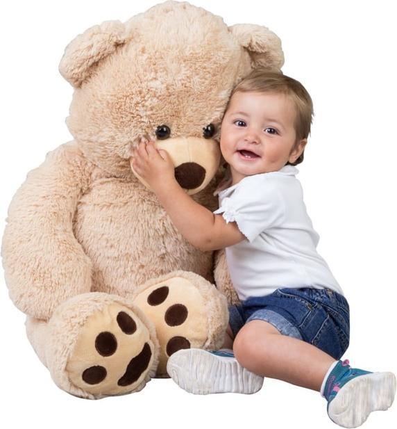 Besttoy XL Plüsch-Bär - beige - ca. 100 cm (100 cm)