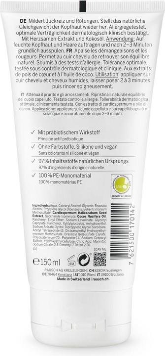 Immagine prodotto Rausch Balsamo sensibile con semi di cuore (150 ml)