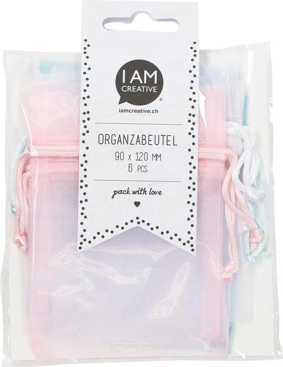 Actual product image I Am Creative Organza bag (Organza bag, 6 x)