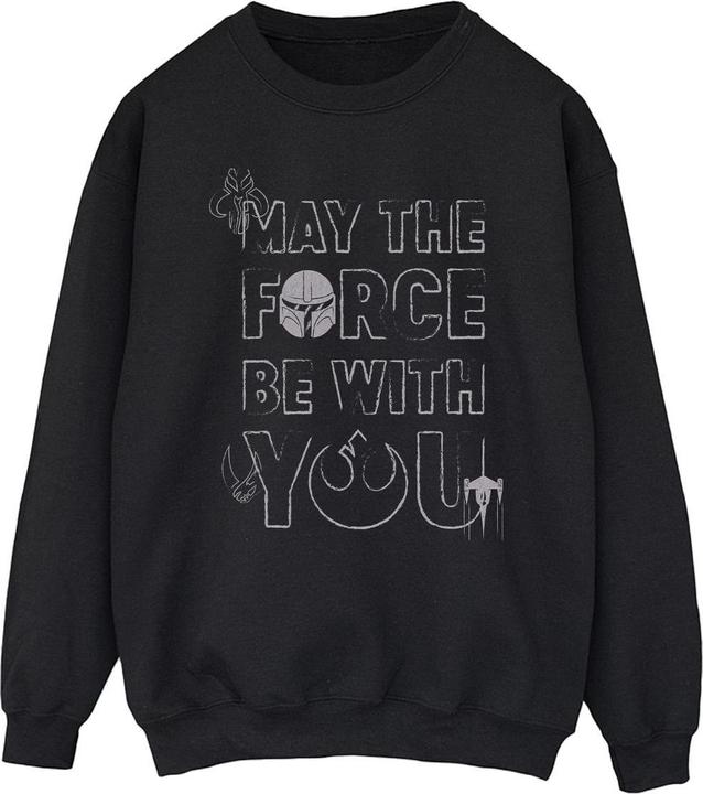 Star Wars The Mandalorian May The Force Mando Sweatshirt (M)