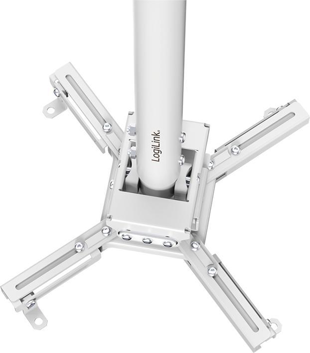 Actual product image LogiLink beamer bracket arm length 595-895 mm white (Ceiling)
