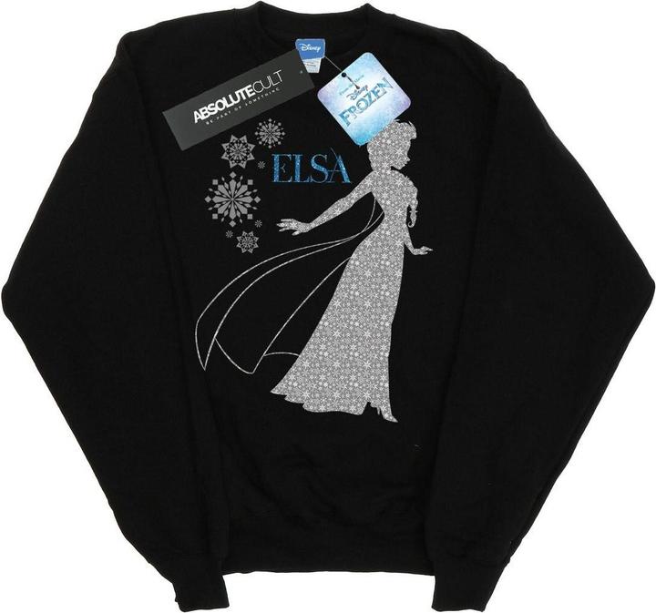 Disney Frozen Elsa Christmas Silhouette Sweatshirt Mädchen