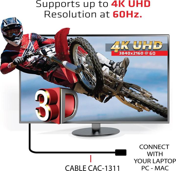 Produktbild Club 3D HDMI (Typ A) — HDMI (Typ A) (1 m, HDMI)
