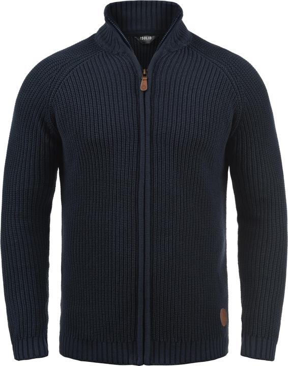 Immagine prodotto Solid Xenos Cardigan Giacca In Maglia Grossa Maglieria Da Uomo Con Collo Alto In Cotone 100% (XXL)
