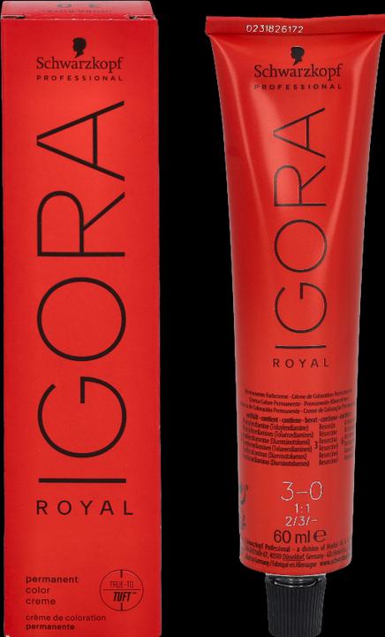 Image du produit Schwarzkopf Professional Igora royal (3-0 Brun foncé)